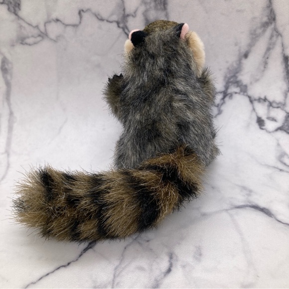 Folkmanis Mini Raccoon Finger Puppet Plush Pretend Play Toy Trash Bandit - Picture 3 of 7